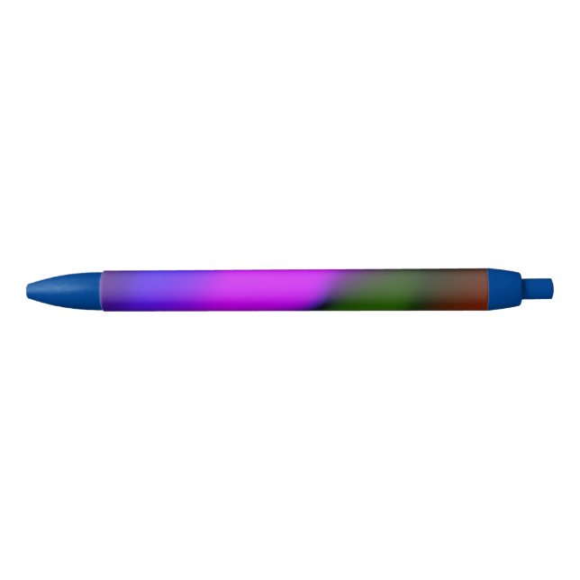 Néon du stylo bleu, violet, vert et orange (Devant)