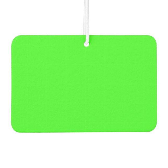 Neon Duo Custom Air Freshener (Front)