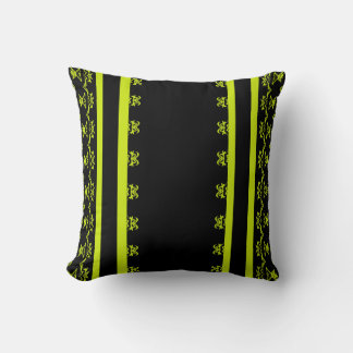 Neon Eclipse Throw Pillow