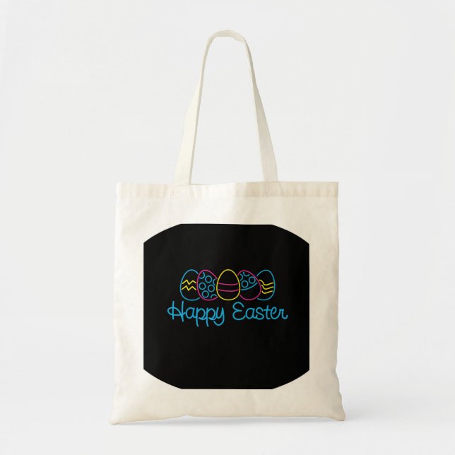 Neon Eggs - Tote Bag (Front)