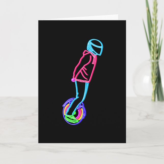 Neon EUC Electric Unicycle Full Tilt Card (Front)