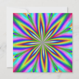 Neon Explosion Invitation