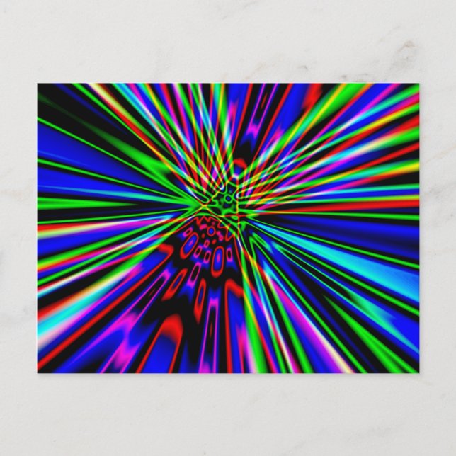 Neon Explosion Postcard (Front)