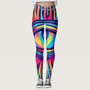 Neon Eye of the Cosmos Leggings