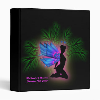 Neon Fairy Sweet 16 Birthday Photo Album Binder