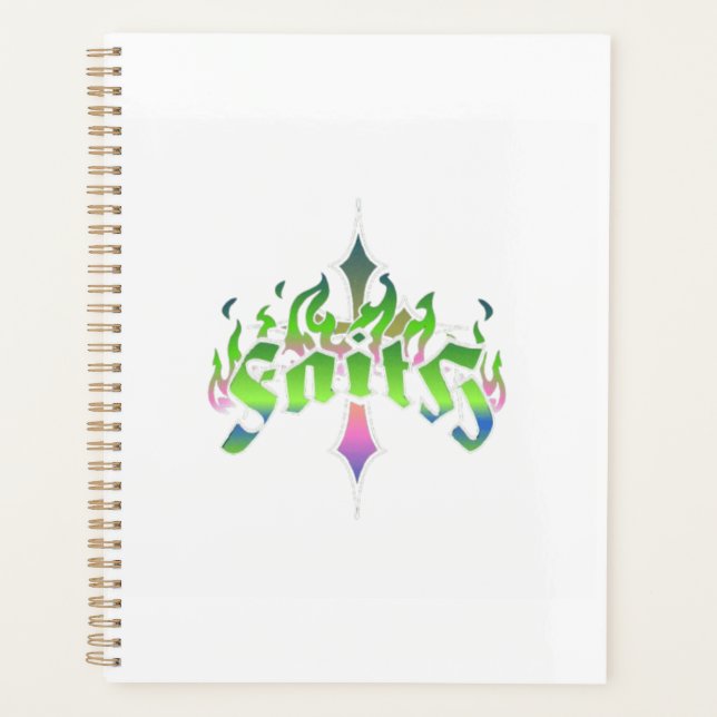 Neon Faith - Gotic Cross Flame Art (Devant)