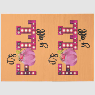 Neon Fall Autumn Customize Colour Tissue Paper