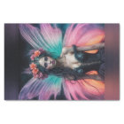 Neon Festival Summer Fairy Decoupage Paper