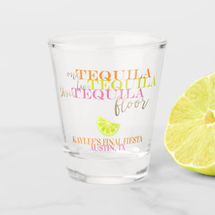 Neon Final Fiesta Bachelorette Party Favour Shot Glass