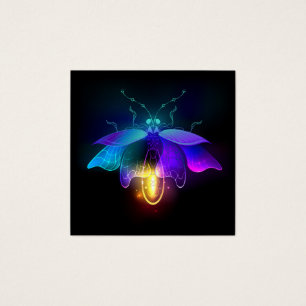 Neon Firefly on black