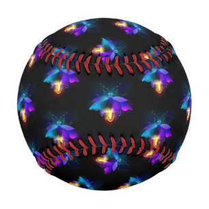 Neon Firefly on black Baseball