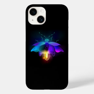 Neon Firefly on black Case-Mate iPhone 14 Case