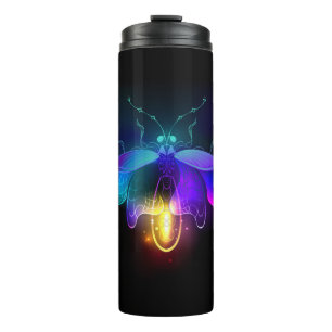 Neon Firefly on black Thermal Tumbler