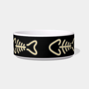 Neon Fish Bones Bowl