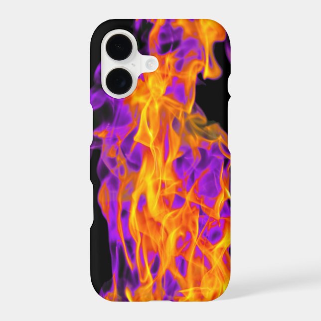 Neon Flame Fusion | Purple and Orange Fire  (Back)