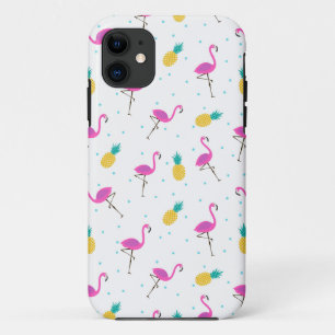 Neon Flamingos 2 iPhone 11 Case