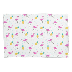 Neon Flamingos 2 Pillowcase