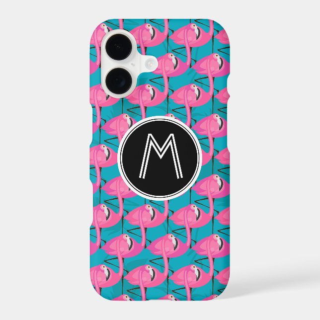 Neon Flamingos | Add Your Initial (Back)