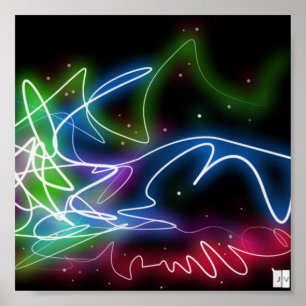 neon flavour poster