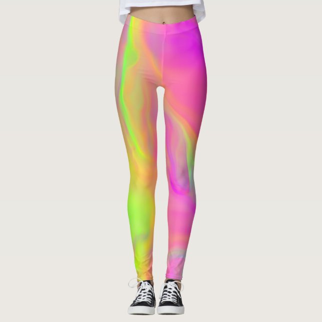 Neon Flow Leggings (Front)