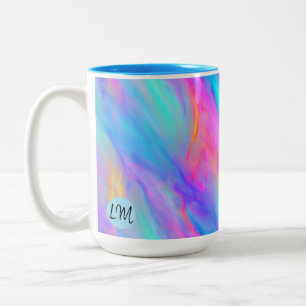 Neon Flow Personalized Mug
