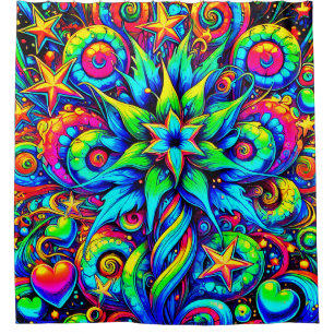 Neon Flower Design