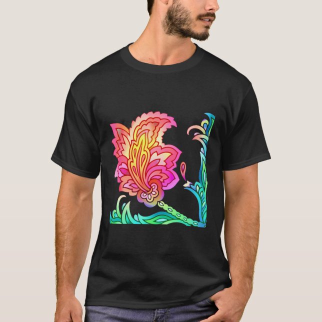 Neon Flowers T-Shirt (Front)
