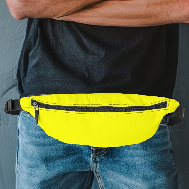 Neon Fluorescent Yellow Retro Fanny Pack (Creator Uploaded)