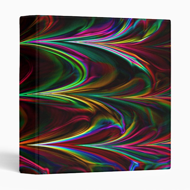 Neon Fractal 6 Binder (Front/Spine)