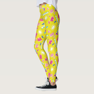 Neon FRIENDS™ Icon Pattern Leggings