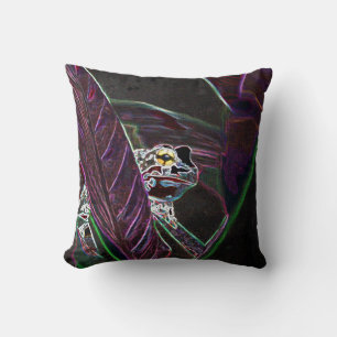 Neon Froggy Pillow