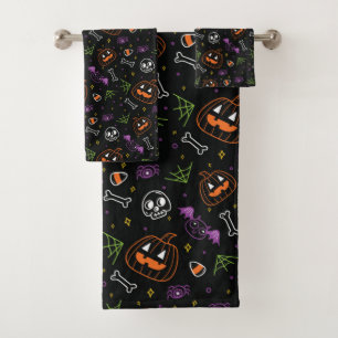 Neon Fun Halloween Motif