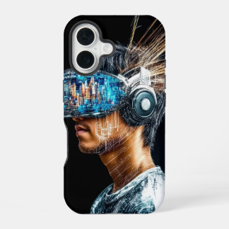 Neon Future Voyager iPhone 16 Case