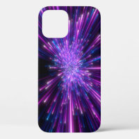 Neon Galaxy Cosmic Abstract Background