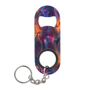 Neon Garden of Illumination Keychain Bottle Opener