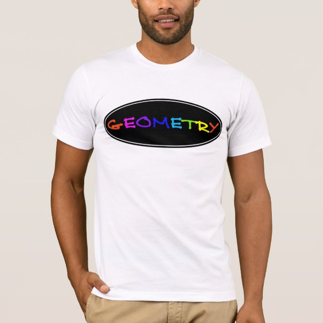 Neon Geometry Men's T-Shirt (Front)