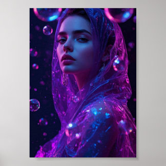 Neon Girl 💜 Poster