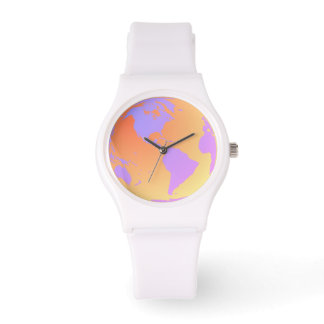 Neon Globe Watch