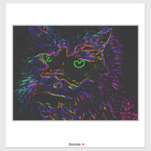 Neon Glow Cat