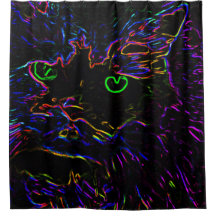 Neon Glow Cat