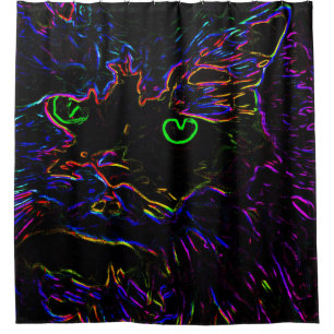 Neon Glow Cat