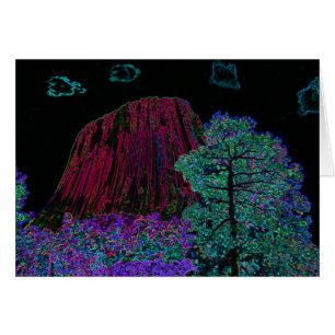 Neon Glow Devils Tower