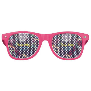Neon Glow Disco Dance Birthday Party Retro Sunglasses