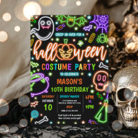 Neon Glow Halloween Costume Party Birthday