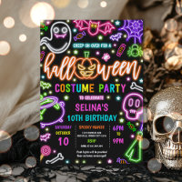 Neon Glow Halloween Costume Party Birthday
