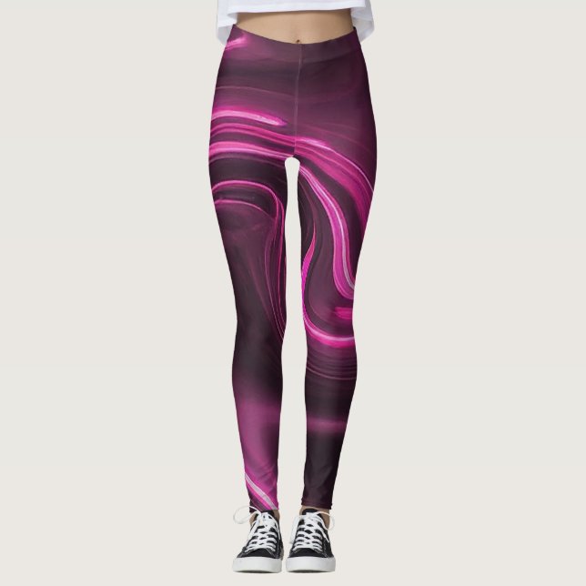 Neon Glow Leggings (Front)
