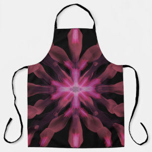 Neon Glow Light Sticks Abstract Design  Apron