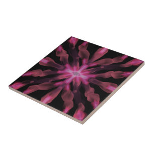 Neon Glow Light Sticks Abstract Design Tile