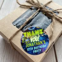 Neon Glow Roller Skating Party Thank You Favour