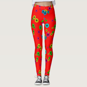 Neon Glow Spheres Leggings